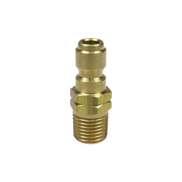Coilhose Pneumatics Straight Through Connector Brass 1/2" MPT 1109STB - main